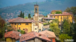 Punto panoramico nell'abitato rurale